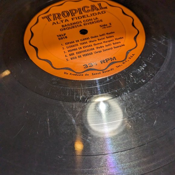 vinyl record #rare #mambo #ORQUESTA RIVERSIDE "Bailemos Con La Riverside" 1959 - Picture 13 of 16